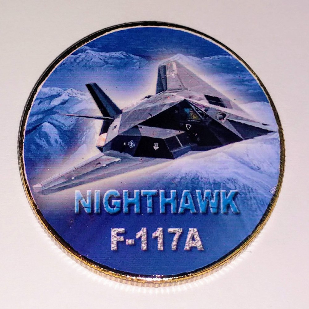 Air Force F-117A Nighthawk Challenge Art Coin