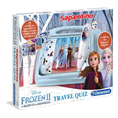 Clementoni Puzzle Game Travel Quiz Frozen 2 Multi-Coloured