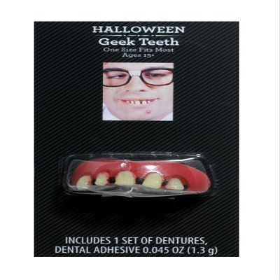 DEPT.8 Special Effect Halloween Costume Dentures Accessory - Geek Teeth