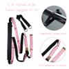 CShopping Backbend Trainer, Backbend Assist Trainer, Door Anchor, Detachable Sponge Cushion, Multifunction Adjustable Stretching Strap, for Dance Yoga Gymnastics Training, Green, Pink view 2