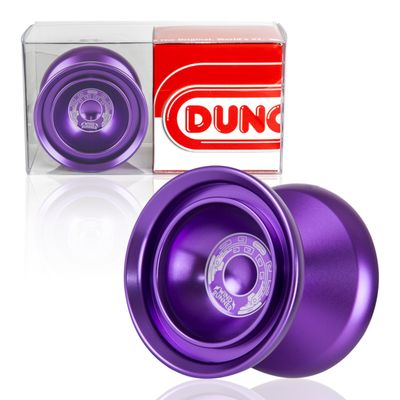 Duncan Toys Windrunner Yo-Yo [Purple] - Unresponsive Pro Level Aluminum Yo-Yo with Double Rim, Concave Bearing, SG Sticker Response
