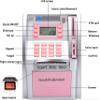 GoodsFederation ATM Piggy Bank for Real Money for Kids Adults,Toy Money Bank with Card,Password,Coin Recognition,Bill Feeder,Balance Calculator,Electronic Money Safe Coin Box,Hot Gift for Boys Girls view 3