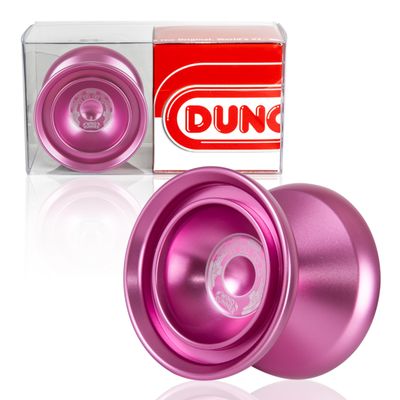 Duncan Toys Windrunner Yo-Yo [Pink] - Unresponsive Pro Level Aluminum Yo-Yo with Double Rim, Concave Bearing, SG Sticker Response