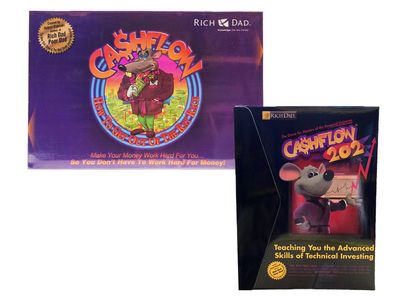 1 Set Board Game Rich Dad Cash Flow 101 + 202