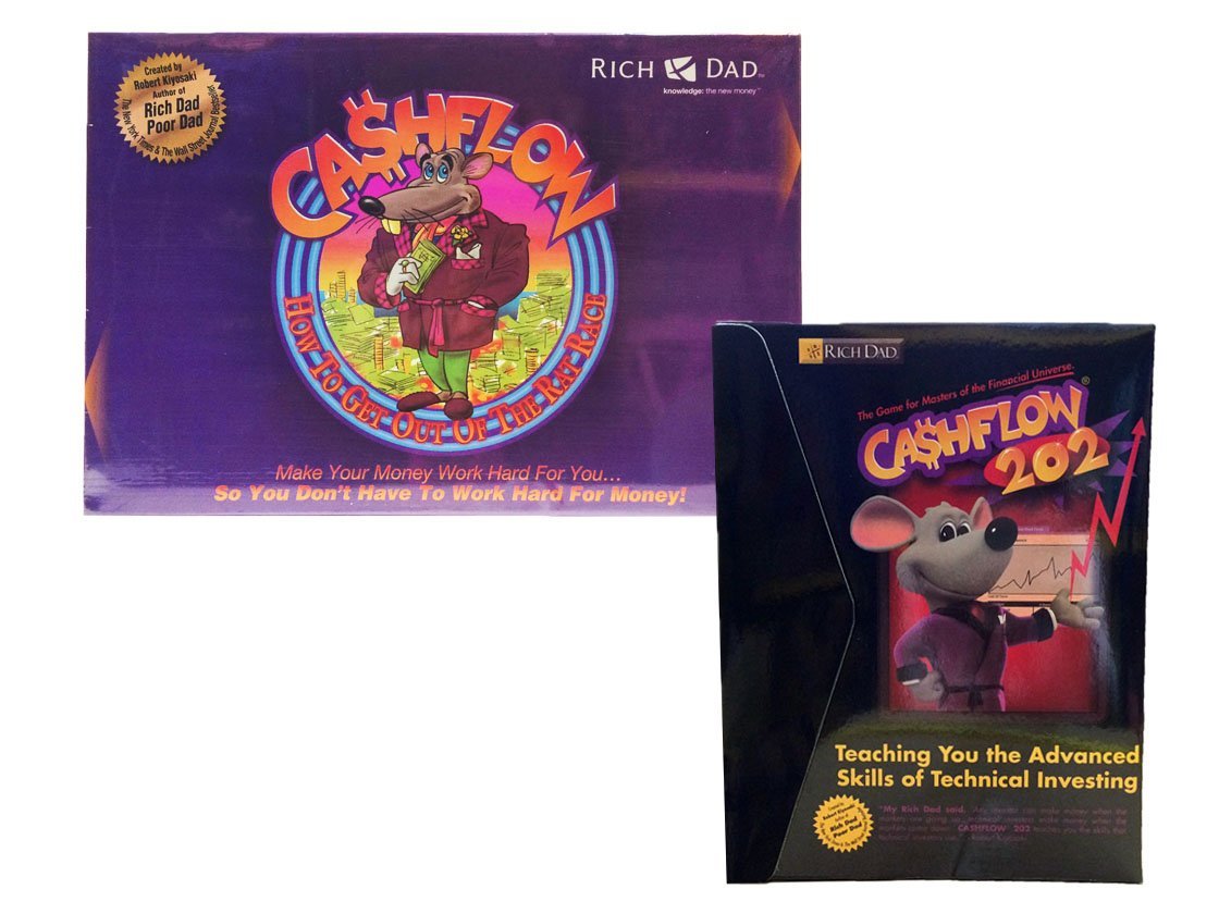 1 Set Board Game Rich Dad Cash Flow 101 + 202