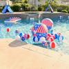 Fun Express - Patriotic Giant Beach Ball for Fourth of July - Toys - Inflates - Beach Balls - Fourth of July - 1 Piece view 3