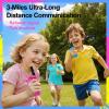 Walkie Talkies for Kids Toys Valentines Day Gifts for Kid Boys Girls 4-6, 3 Miles Range Walkie Talkie to Camping, Outdoor, 4 Year Old Girl Birthday Gifts for 3 4 5 6 7 8 9 Year Old Boy Girl Gifts view 2