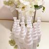 GIFTEXPRESS 48 pcs 3" Wedding Bubble Wands White Cake Shaped Bubble Wands, Party Favors for Wedding Supplies, Valentine's Day, Anniversary Celebrations view 1