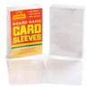 100 Pack US Mini Board Game Sleeves | Clear 43mm x 65 mm Card Protector Pack for American Board Games | Compatible with Popular Board Game and Miniature Game Brands view 1