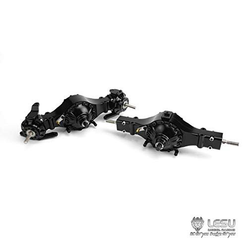 TOUCAN RC HOBBY Lesu 4X4 Metal Front Rear Axle Differential Lock 1/14 Tractor Truck Tmy Model