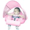 Mambobaby Float with Canopy Size Improved Non Inflatable Infant Baby Pool Float Smart Mambo Float Swim Trainer Add Tail Baby Swim Float Mambo Baby Float Solid Air Free Water Waist Swimming Ring view 1