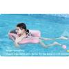 Mambobaby Float with Canopy Size Improved Non Inflatable Infant Baby Pool Float Smart Mambo Float Swim Trainer Add Tail Baby Swim Float Mambo Baby Float Solid Air Free Water Waist Swimming Ring view 3