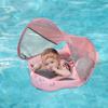 Mambobaby Float with Canopy Size Improved Non Inflatable Infant Baby Pool Float Smart Mambo Float Swim Trainer Add Tail Baby Swim Float Mambo Baby Float Solid Air Free Water Waist Swimming Ring view 4