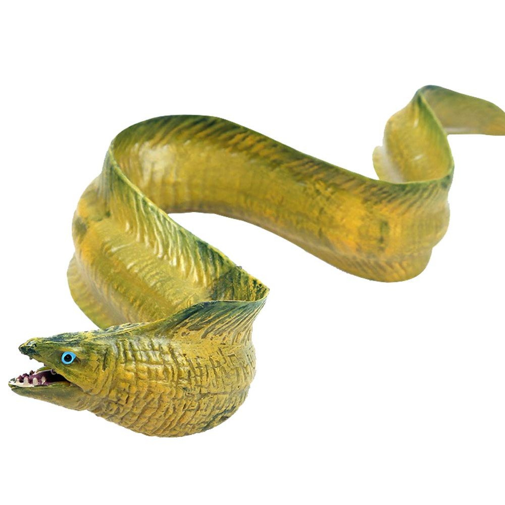 JOKFEICE Sea EEL Figures - Realistic Animal Figures Pretend Play Toy - Learning Educational Toy Christmas Birthday Gift Cake Topper Teacher Rewards for Kids Children