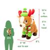 Cuddle Barn | Tooty Rudy - Farting Reindeer Toy | Christmas Plush Walks, Shakes Tail, Makes Fart Noises - Sings We Wish You a Smelly Christmas | White Elephant Gift for Adults, Teens, Kids - 10 Inches view 3