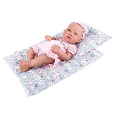 18 Inch Doll Bedding 2 Pc. Set - Reversible Print Doll Bedding Accessories with Comforter and Pillow - Fits American Girl Dolls and Other 18 Inch Dolls Holiday