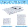 18 Inch Doll Bedding 2 Pc. Set - Reversible Print Doll Bedding Accessories with Comforter and Pillow - Fits American Girl Dolls and Other 18 Inch Dolls Holiday view 2