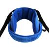 Adjustable Toddler Car Seat Head Support Band, Carseat Straps Cover, Safety Car Seat Neck Relief, Infants and Baby Head Support,Blue view 1