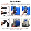 Adjustable Toddler Car Seat Head Support Band, Carseat Straps Cover, Safety Car Seat Neck Relief, Infants and Baby Head Support,Blue view 4