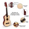 CB SKY 30" Wooden Acoustic Guitar for Kids/Boys/Girls/Beginners/Guitar for age 3-5 5-9 Natural view 3