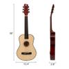 CB SKY 30" Wooden Acoustic Guitar for Kids/Boys/Girls/Beginners/Guitar for age 3-5 5-9 Natural view 4