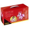 Idena 40133 Unicorn Pink with Stars Includes Air Pump Load 50kg Perfect for Indoor and Outdoor Use in Park or Nursery Approx. 59 x 23 x 53 cm view 3