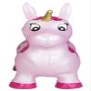 Idena 40133 Unicorn Pink with Stars Includes Air Pump Load 50kg Perfect for Indoor and Outdoor Use in Park or Nursery Approx. 59 x 23 x 53 cm view 4