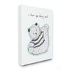 The Kids Room by Stupell I I Love You Beery M. Much Cartoon Sweater Bear Stretched Canvas Wall Art, Multi-Colored view 1