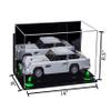 Better Display Cases Versatile Acrylic Display Case - Medium Rectangle Box with Mirror, Wall Mount and Orange Risers 14" x 8" x 8.5" (A011-OR) view 2