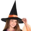 amscan Kid's Halloween Witch Costume - Medium (8-10), Orange/Black - 2 Pcs. view 2