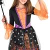amscan Kid's Halloween Witch Costume - Medium (8-10), Orange/Black - 2 Pcs. view 3