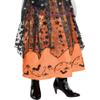 amscan Kid's Halloween Witch Costume - Medium (8-10), Orange/Black - 2 Pcs. view 4