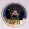 Detroit Police Department Antiqued Colorized Challenge Art Coin view 1