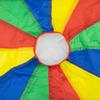 Tebery Kids Play Parachute with 12 Handles,12ft Multicolored Parachute for Tent Cooperative Games view 3