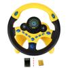 Coherny Simulated Driving Controller Portable Simulated Driving Steering Wheel Copilot Toy Children's Educational Sounding Toy Small Steering Wheel Toy Gift Funny Interactive Driving Wheel with Music view 1