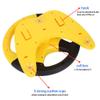 Coherny Simulated Driving Controller Portable Simulated Driving Steering Wheel Copilot Toy Children's Educational Sounding Toy Small Steering Wheel Toy Gift Funny Interactive Driving Wheel with Music view 4