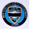 NYPD New York Police Officer Mourning Band Colorized Challenge Art Coin view 1