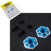 Yeah Racing YA-0504BU Aluminum Wing Holder 1/10 1/8 Buggy Truggy 2 pcs Blue view 1