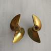 PerfectPlaza Propellers 1Pair Brass 3619 Left & Right Propeller Dia 36mm P1.9 for 4mm Shaft RC Boat view 2