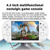 CZT Handheld Game Console - 4.3 inch Double Joystick, 8GB, 2200 Retro Games, Arcade, Multiple Emulator, Mini Portable Game Player, MP3/4, TV Out - Gifts for Children/Men (White) view 2