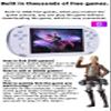 CZT Handheld Game Console - 4.3 inch Double Joystick, 8GB, 2200 Retro Games, Arcade, Multiple Emulator, Mini Portable Game Player, MP3/4, TV Out - Gifts for Children/Men (White) view 4