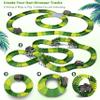 Dinosaur Toys,Create A Dinosaur World Road Race,Flexible Track Playset and 2 pcs Cool Dinosaur car for 3 4 5 6 Year & Up Old boy Girls Best Gift view 3