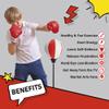 Whoobli Punching Bag for Kids and Toddler Incl Boxing Gloves| 3 4 5 6 7 8+ Years Old Adjustable Kids Boxing Bag with Stand| Sports Toy for Boys| Ideal Christmas Birthday Gift for Children; New 2026 view 2