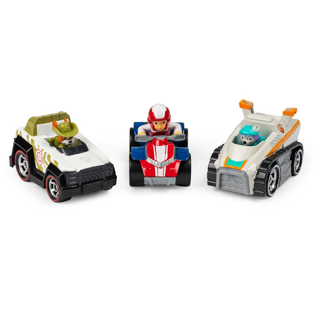 Paw Patrol, True Metal Classic Pack of 3 Collectible Die-Cast Vehicles, 1:55 Scale