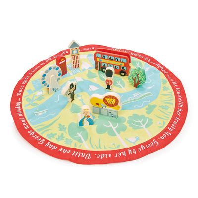 Tender Leaf Toys - Adventure Story Bag Fun Tall Tales Wooden Toy with Excited Themed Printed Playmat Early Learning, Creative and Infinite Imagination Play for Children 3+ (London Story)