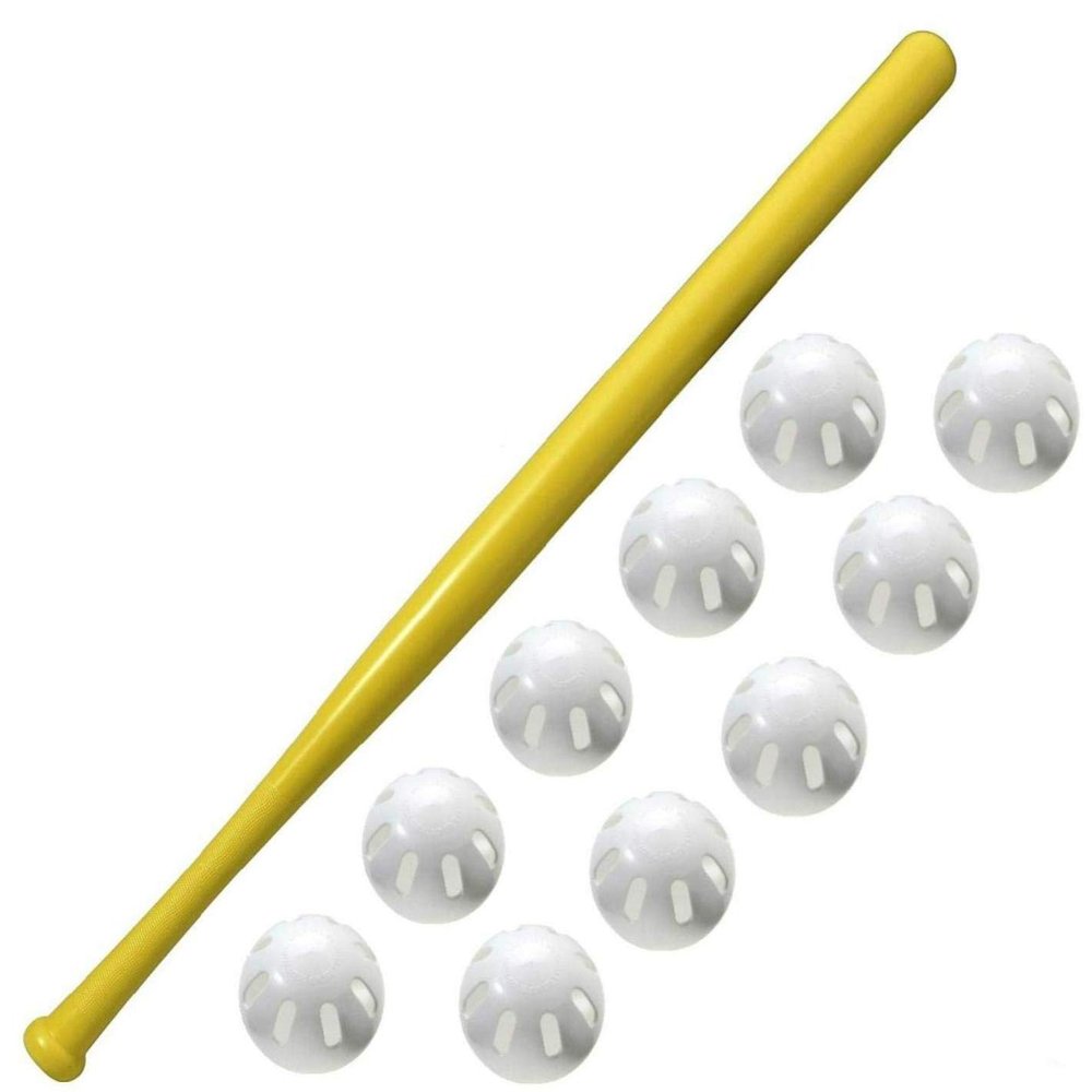 Baseball Set Compatible with Original Wiffle Bat and Wiffle Ball Baseball Set Value Bundle