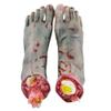 4pcs Halloween Bloody Decoration Haunted House Scary Fake Bloody Broken Severed Hands and Foot Body Prank Party Props view 2