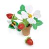 Tender Leaf Toys - Strawberry Flower Pot - Indoor Garden Pretend Play with Magnetic Bumblebee, Removable Leaves and Strawberries - Basic Life Learning Skills Fun for Children 3+ view 2