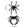 Max Fun 300pcs Halloween Spider Rings for Kids Party Favors 1.96 Plastic Spider Rings Bulk for Kids Costume Accessories Party Decorations Supplier (Black) view 3