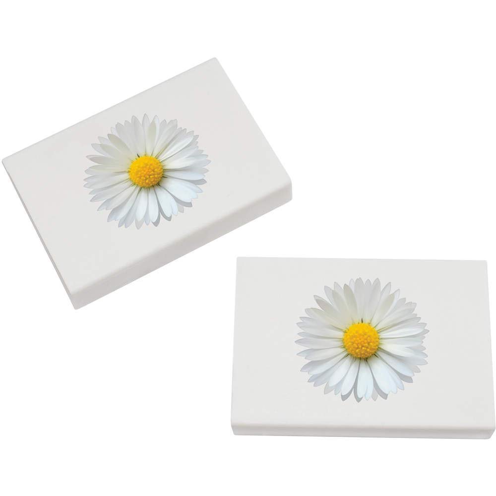 Azeeda 2 x 45mm 'Daisy' Erasers/Rubbers (ER00021642)